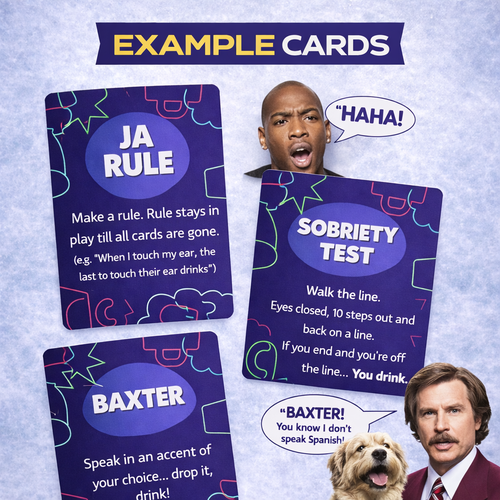 Guzzonk Drinking Card Game
